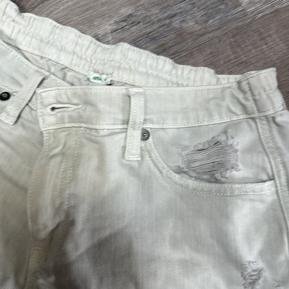 {AE} hi rise white shortie - Picture 4 of 7